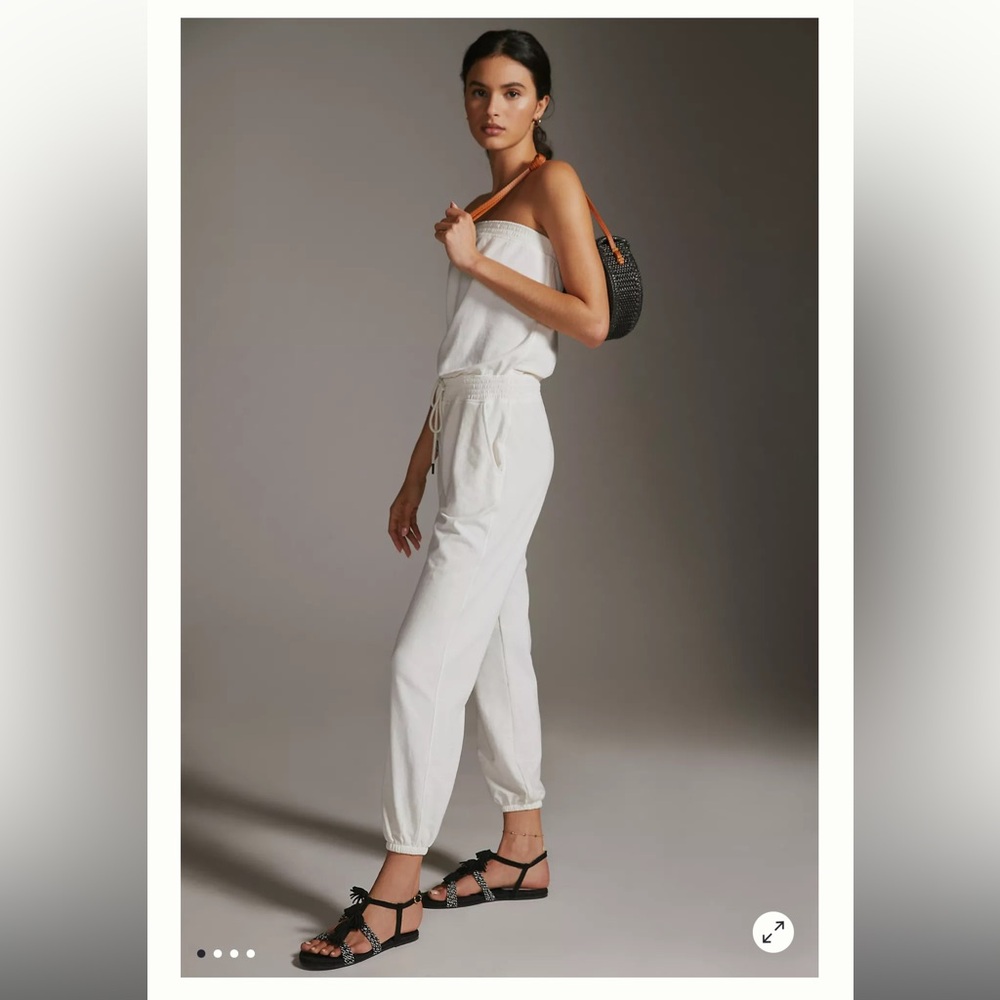 Anthropologie Sundays Frankie Knit Strapless Jumpsuit